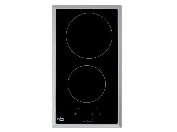 Beko HDMC32400TX, Rustfritt stål, Innebygget, 30 cm, Keramisk, Glass-keramikk, 2 zone(s)