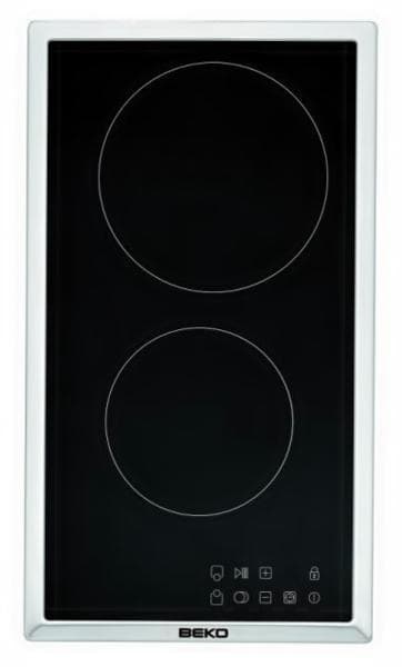 Beko HDMC32400TX, Rustfritt stål, Innebygget, 30 cm, Keramisk, Glass-keramikk, 2 zone(s)