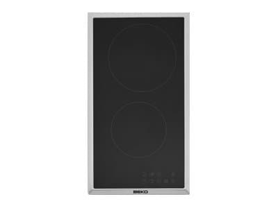 Beko HDMC32400TX, Rustfritt stål, Innebygget, 30 cm, Keramisk, Glass-keramikk, 2 zone(s)