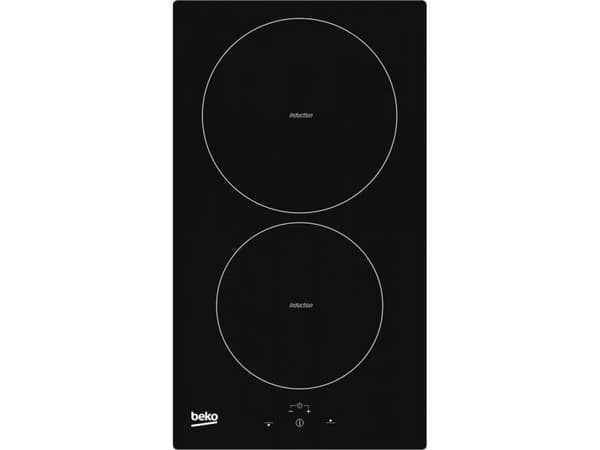 Beko HDMI32400DT - Induksjonskomfyrtopp - 2 plater - Nisje - bredde: 26.8 cm - dybde: 49 cm - svart