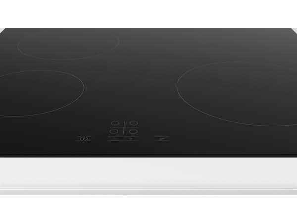 Bosch Serie | 4 PKE611BA2E - Keramisk häll - 4 kokplattor - Fördjupning - bredd: 56 cm - djup: 49 cm - ramlös - svart