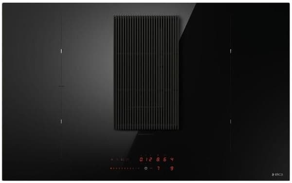 Elica NikolaTesla Prime S BL/F/83 - Induksjonstopp med integrert hette - 830 mm. - For resirkulering