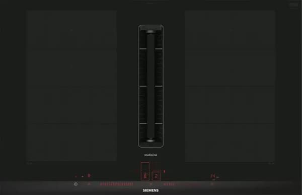 Siemens iQ700 EX877LX57E Studioline - Induksjonstopp med innebygd hette - 80 cm