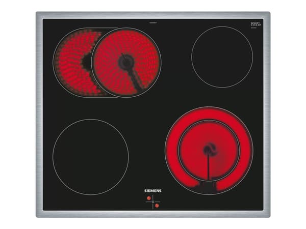 EA645GN17 Ruostumattomasta teräksestä valmistettu 60 cm:n keittotaso, lasikeramiikka