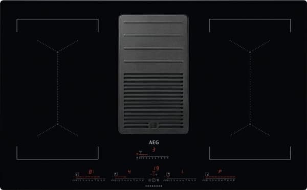 AEG IDK84453IB, Sort, Innebygget, 80 cm, Sonebasert induksjon, 4 zone(s), 4 zone(s) Sort