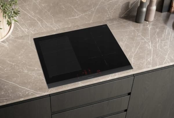 Siemens iQ700 EX675HEC1E, Sort, Innebygget, 60 cm, Sonebasert induksjon, Glass-keramikk, 4 zone(s)