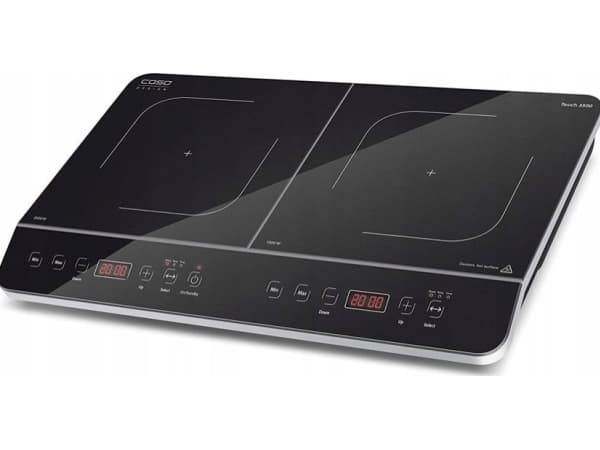 Caso Design Touch 3500, Musta, Pöytämalli, 60 cm, Keittoalueinduktioliesi, Keraaminen lasi, 2 alue(tta)