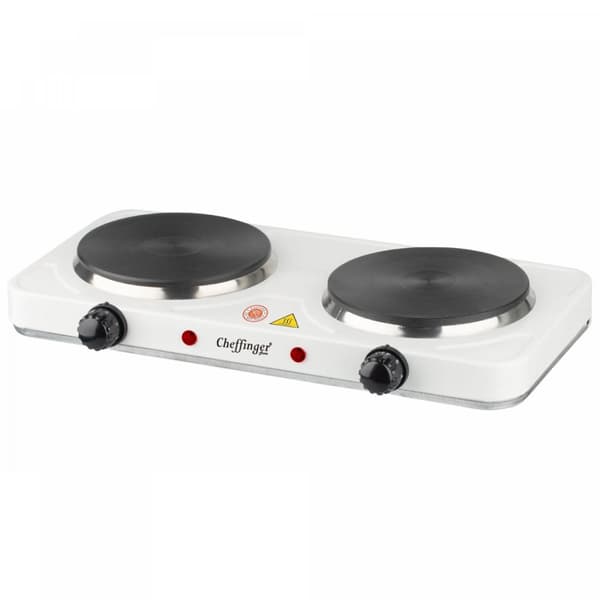 Cheffinger CF-EHD1000: 1000W sähköinen keittolevy - kaksinkertainen