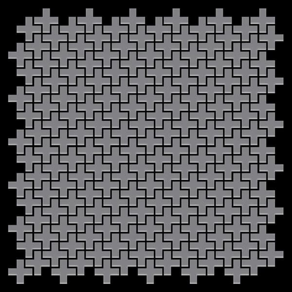 Metalli mosaiikki ruostumaton teräs ALLOY S-Kismet &amp; Karma-CM matta harmaa 0,88 m2