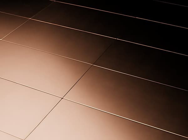 Metal mosaik Kobber ALLOY S-Kismet &amp; Karma-Ti-AM rullende ark kobber 0,58 m2