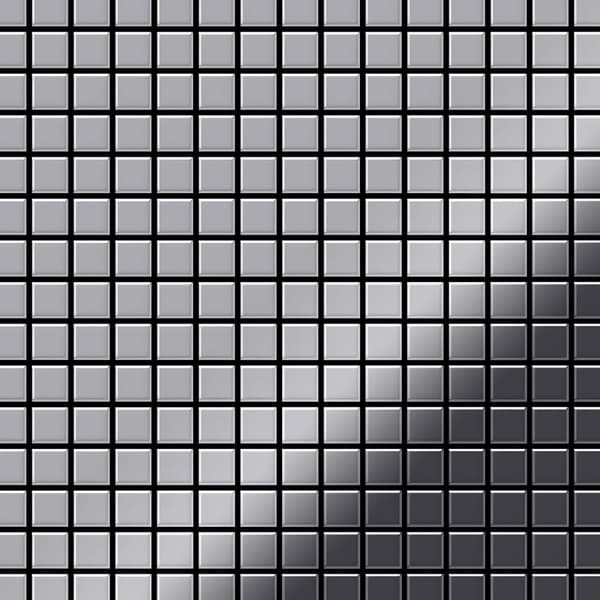 Metal mosaik Rustfrit stål ALLOY S-House-S-S-B spejl poleret grå 1,04 m2