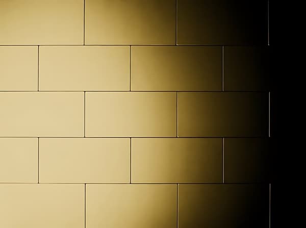 Metallmosaik mässing ALLOY S-Kismet &amp; Karma-Ti-GB rullande ark guld 0,58 m2