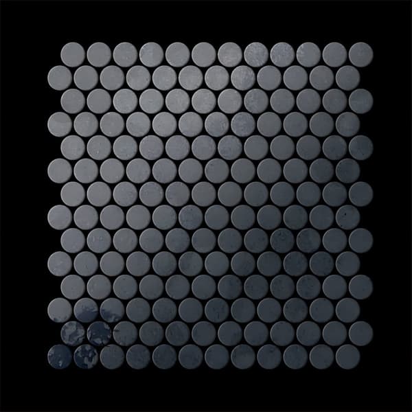 Metallmosaik råstål ALLOY S-Kink-S-S-MA rullande ark grå 0,88 m2