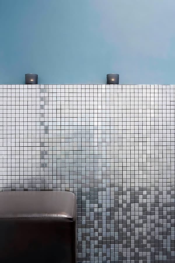 Metallmosaik rostfritt stål ALLOY S-House-S-S-M borstad grå 1,04 m2