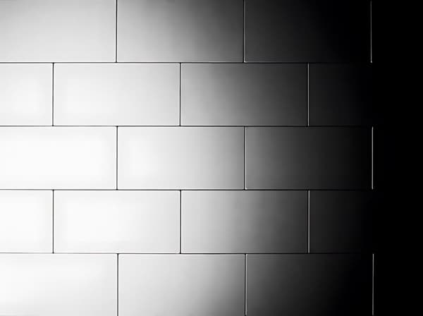 Metal mosaik Rustfrit stål ALLOY S-Kismet-Ti-GB poleret grå 0,58 m2