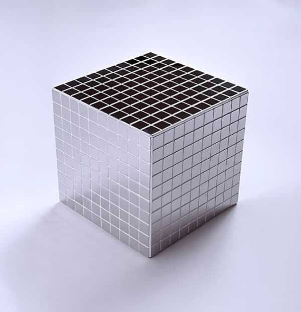 Metal mosaik Rustfrit stål ALLOY S-Honey-CM poleret grå 1,04 m2