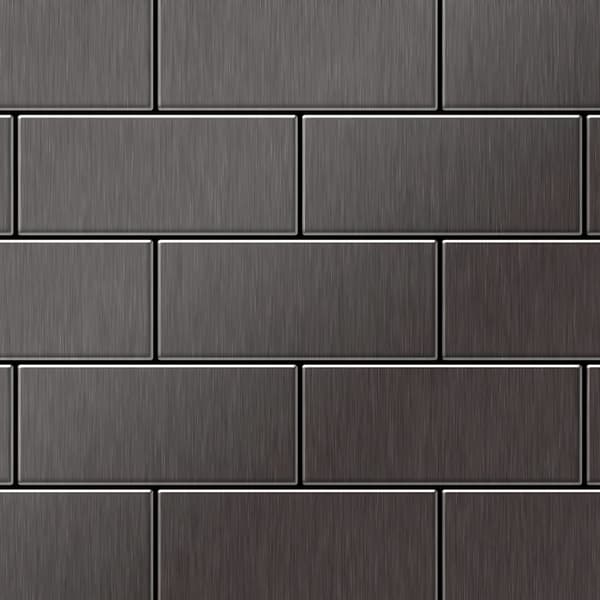 Metal mosaik Titanium ALLOY S-Kismet &amp; Karma-S-S-MA poleret grå 0,58 m2