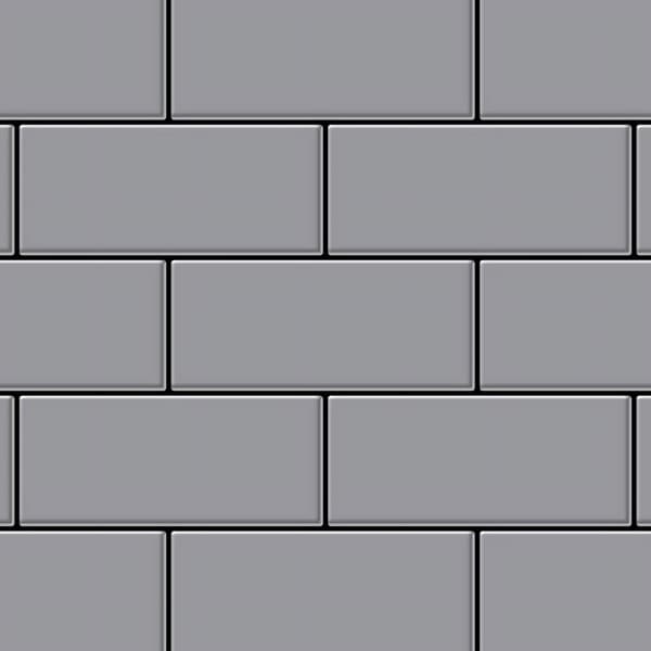 Metal mosaik Rustfrit stål ALLOY S-Kismet-Ti-SB mat grå 0,58 m2