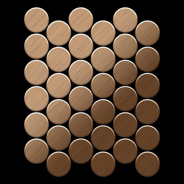 Metalli mosaiikki titaani  ALLOY S-Honey-S-S-B harjattu kupari 0,73 m2