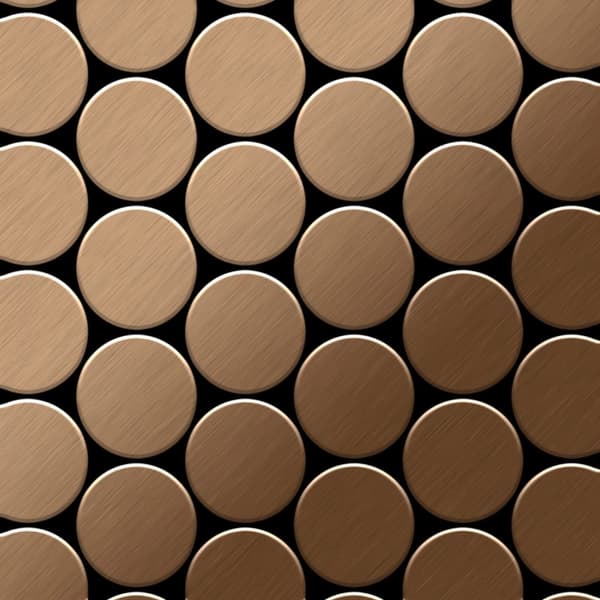 Metal mosaik Titanium ALLOY S-Honey-S-S-B poleret kobber 0,73 m2