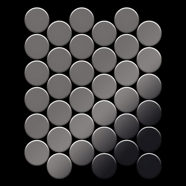 Metallmosaik titan ALLOY S-Honey-Ti-GB spegel polerad grå 0,73 m2