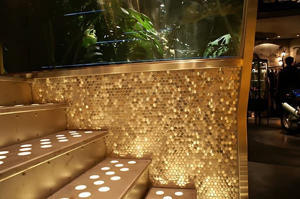 Metal mosaik Rustfrit stål ALLOY S-Karma-S-S-M poleret grå 0,88 m2