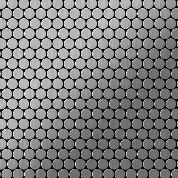 Metal mosaik Rustfrit stål ALLOY S-Karma-S-S-M poleret grå 0,88 m2