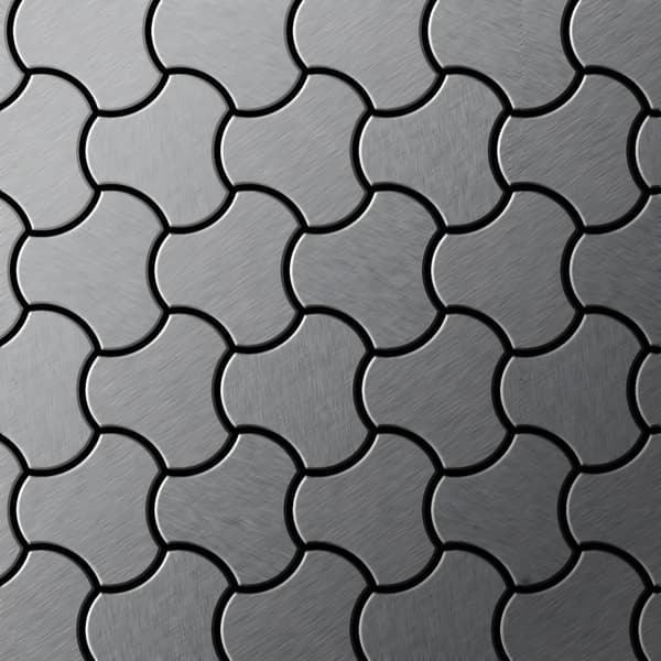 Metallmosaik rostfritt stål ALLOY S-Linear-CM borstad grå 0,75 m2