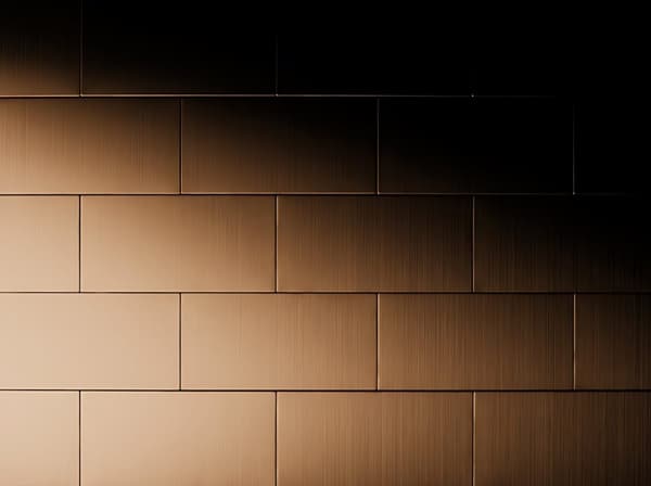 Metal mosaik Titanium ALLOY S-Kismet-BM poleret kobber 0,58 m2