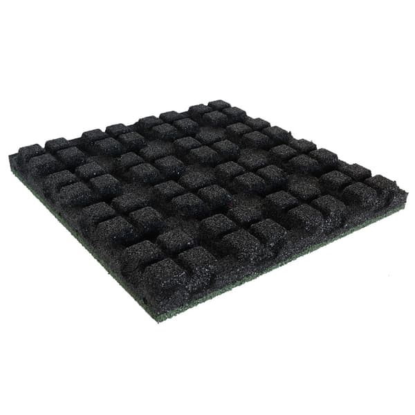 Gummi Flise 55mm - 50x50 cm - Grøn