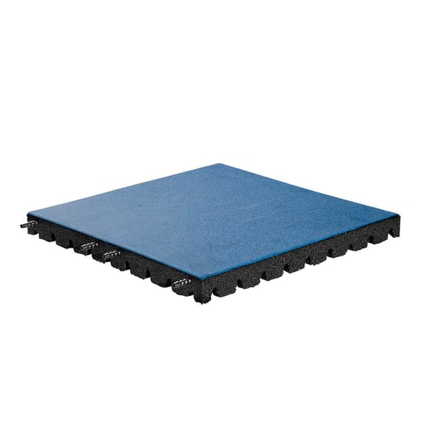 Gummiflise EPDM - Blå - 50x50 cm – 55mm - Inkl. kuglepenne