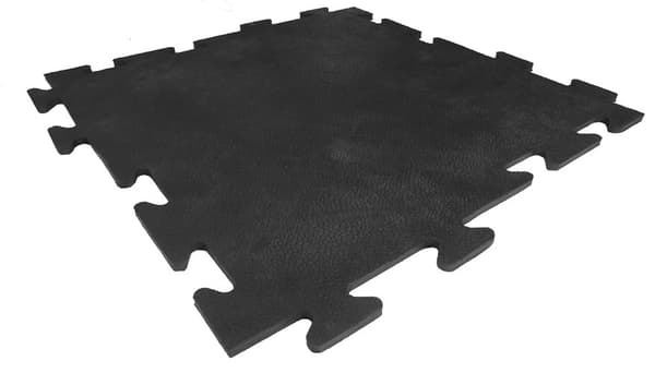 Kumilaatta 8mm Musta - 50x50 cm - Palapelijärjestelmä