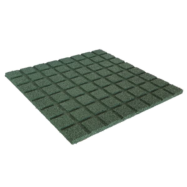 Gummi Kakel 20mm - 50x50 cm - Grön
