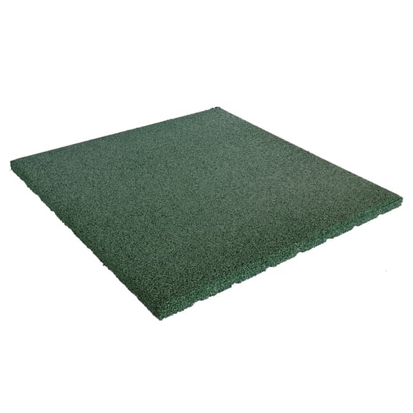 Gummi Kakel 20mm - 50x50 cm - Grön