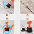 Miniatyrbilde 7 av 7: Nivelleringssystem for Fliser & Klinker - 50-deler