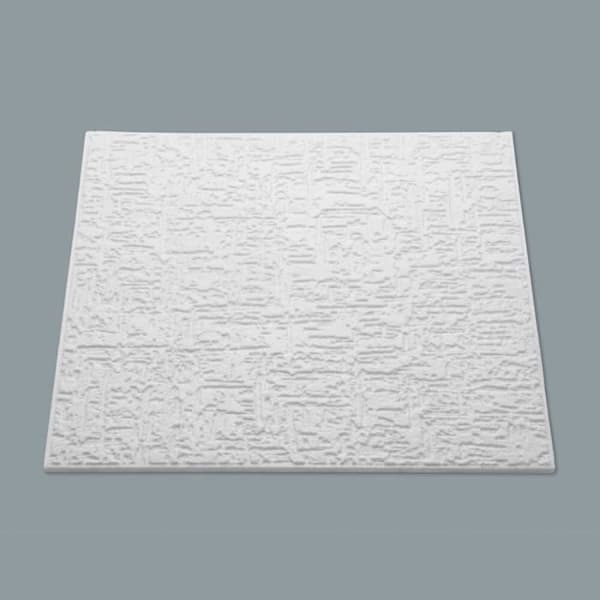 Takplafond T102 Polystyren DECOFLAIR (500 mm x 500 mm) - NMC - Vit