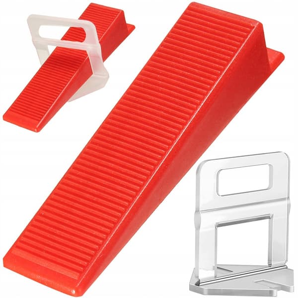 Kilar & Clips till Nivåsystem / Kakel Verktyg - 100-Pack