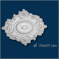 Miniatyrbild 1 av 4: PROVISTON Rosett Polystyren Diameter 700 x 570 mm Vit