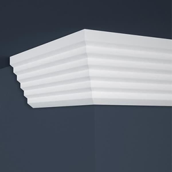 PROVISTON Moulding "No. 37" tak Polystyren 70 x 136 x 2000 mm Vit Taklist