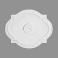 Miniatyrbild 1 av 5: PROVISTON Rosett Polystyrén Diameter 515 x 420 mm Vit