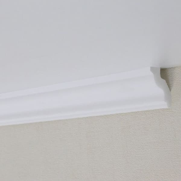 PROVISTON Mått "Nr. 22" tak Polystyren 30 x 30 x 2000 mm Vit Karmlist