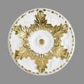 Miniatyrbild 1 av 4: PROVISTON Rosett Polystyren Diameter 400 mm Vit Guld
