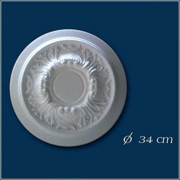 PROVISTON Rosett Polystyren Diameter 340 mm Vit