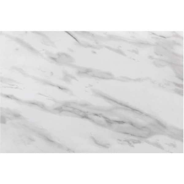 NORDLINGER PRO Stänkstöd i vit marmor - 120x80 cm - Kök - Badrum
