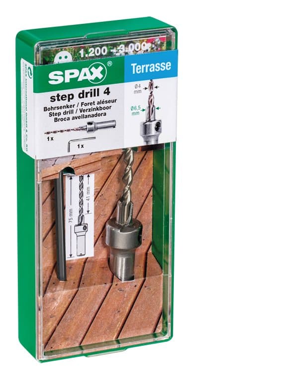 SPAX® To-trins boremaskine 4,0-6,5 mm BOR4