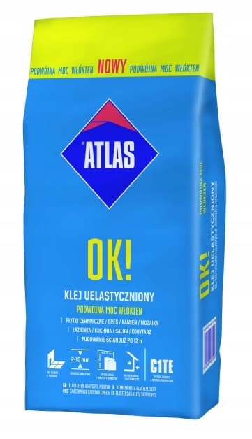 Elastiskt kakellim, klass C1TE, 5 kg