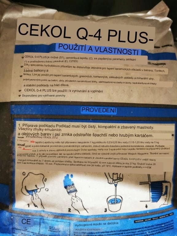 Q4 plus hydrogel fliseklæber 5 kg