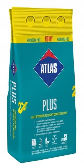 Atlas Højelastisk fliseklæber C2TE S1 5 kg