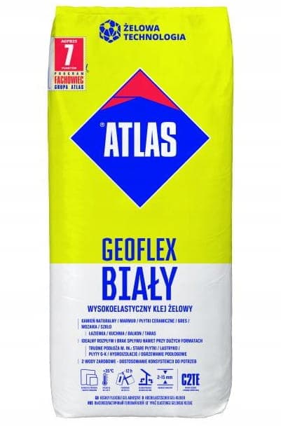 Atlas Geoflex Erittäin elastinen geeliliima valkoinen 25 kg