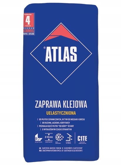 ATLAS 25 kg frostbeständigt elastiskt kakellim